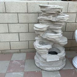 New Water Fountain Made Out Of Cement Perfect Gift 