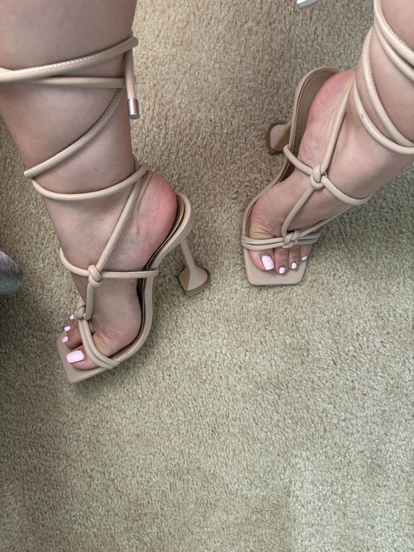 Strap Heels Well Worn