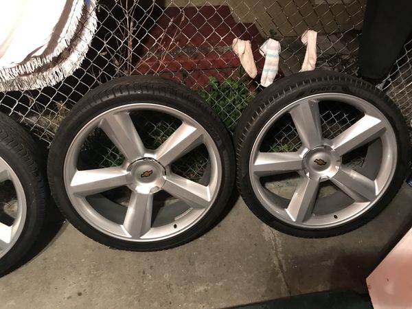 26 Inch Rims Wheels Chevy Ltz For In Oakland Ca Offerup 26 Inch Rims Wheels Chevy Ltz