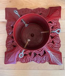 Vintage Cast-Iron Christmas Tree Stand