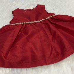 Katie M Red Formal Baby Dress *6-9 Months 