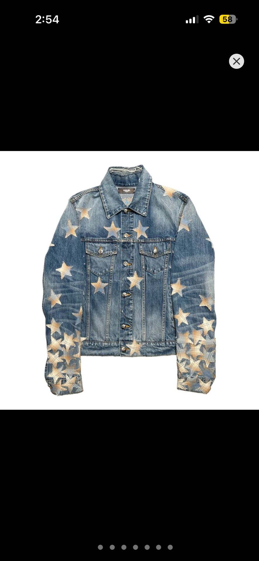 Amiri X Chemist Men’s Jacket Size M