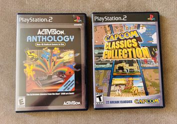 PlayStation 2  — Activision Anthology / Capcom Classics — Retro Video Game Collections (You Pick!)