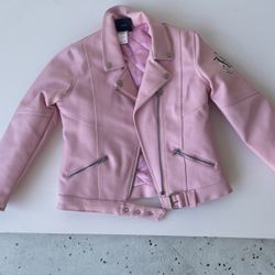 Kids Toddler Pink Leather Harley Davidson Jacket 