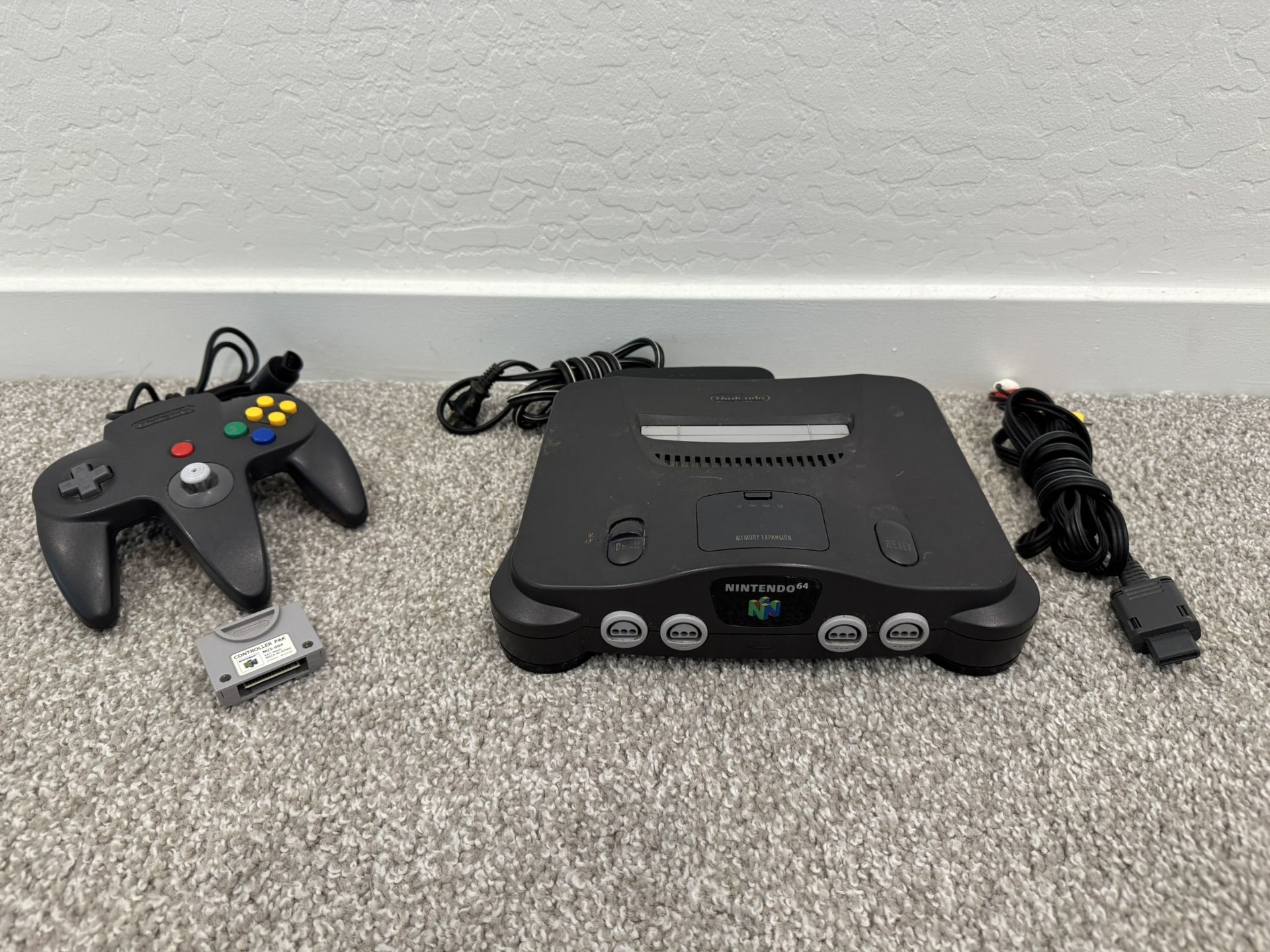 Nintendo 64 System w/Memory Card