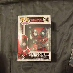 Dead Pool On a scooter Funko Pop 