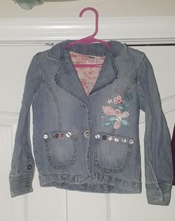 Girls denim size 4 Jacket