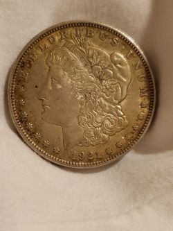 1921 morgan silver dollar