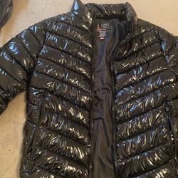 MENS BLEECKER & MERCER BLACK PUFFER JACKET