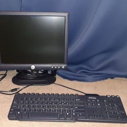 Dell Monitor And Keyboard 