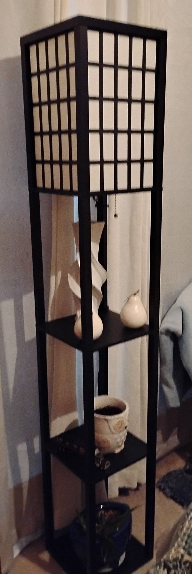Oriental Lamp With Shelves
