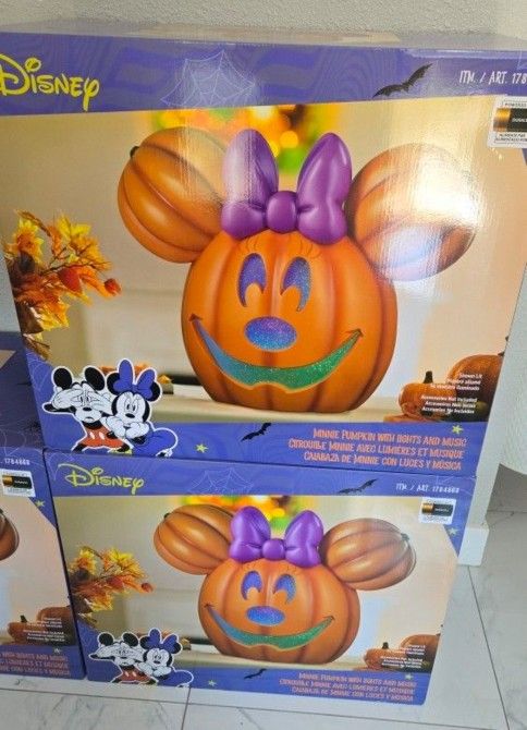 Disney Minnie Mouse Jack O Lantern