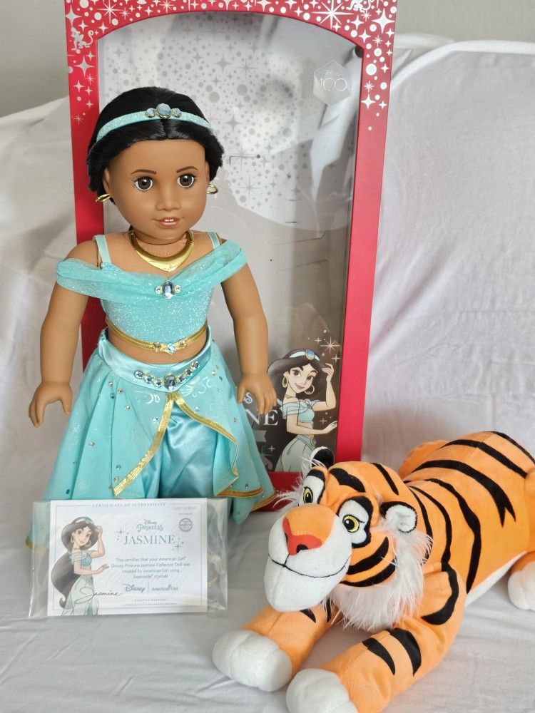 American Girl Disney Collab - Princess Jasmine Doll EUC