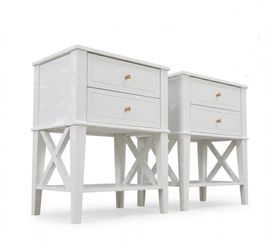 2 New Nightstands farmhouse style