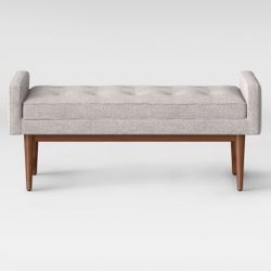 Tufted Bench (grey) 
