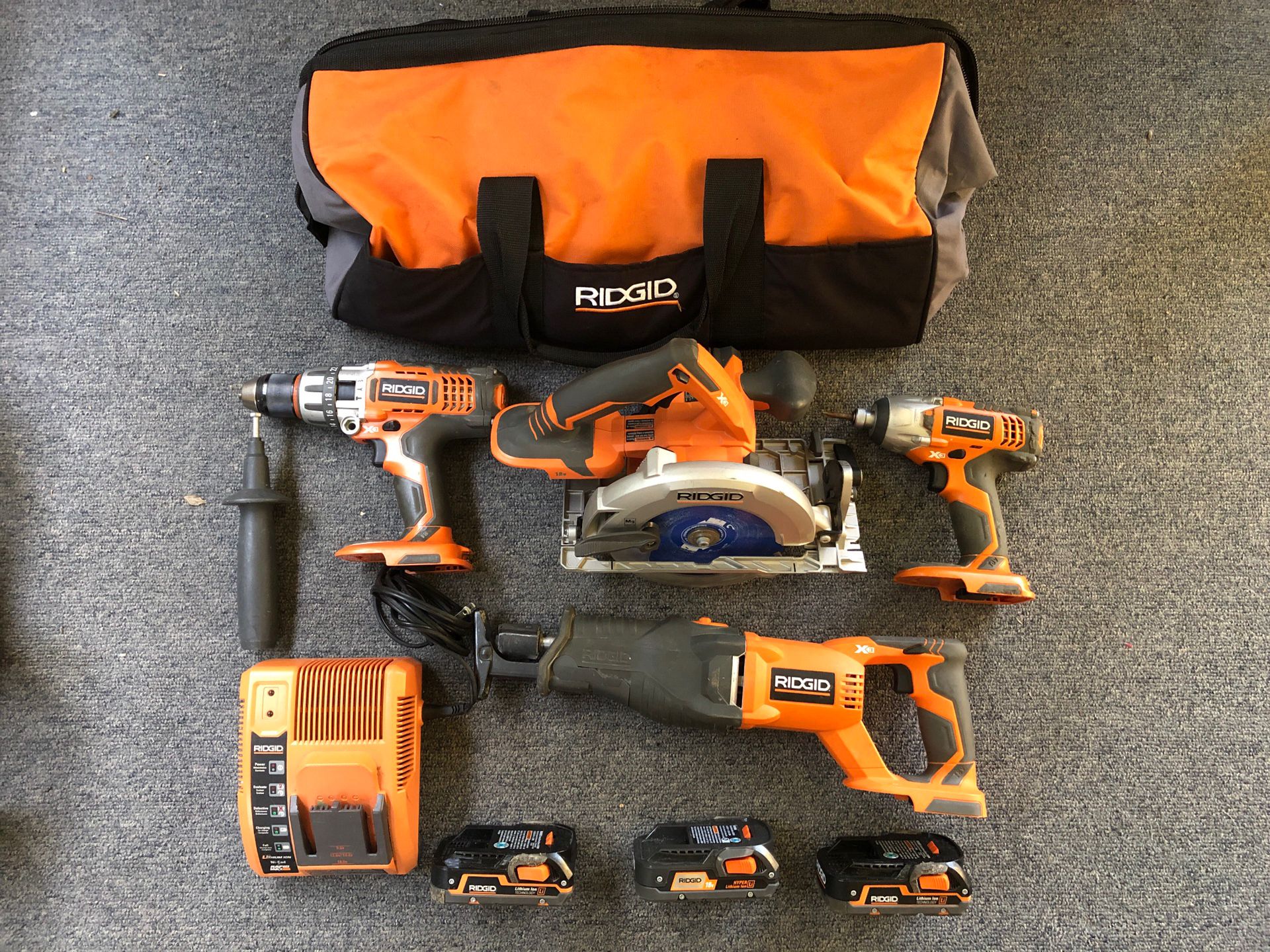 Ridgid 18V Tool Set