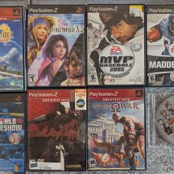 Lot of 8 PlayStation Games