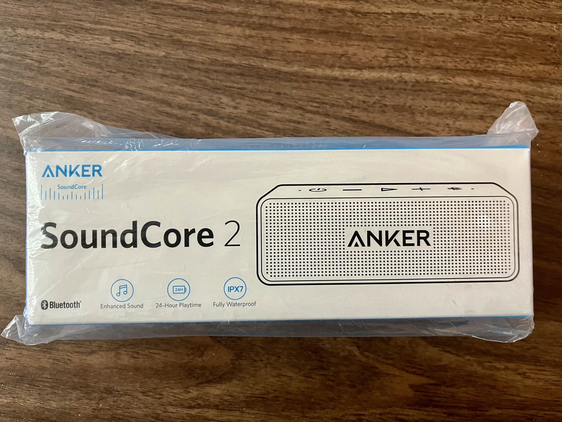 New-In-Box Anker SoundCore 2 Bluetooth Speaker – Sealed