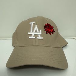 LA Rose Embroidered Baseball Cap