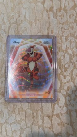 Tigger Disney neon card 24/25