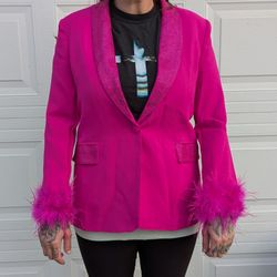 Brand New Pink Jacket  Size Large 