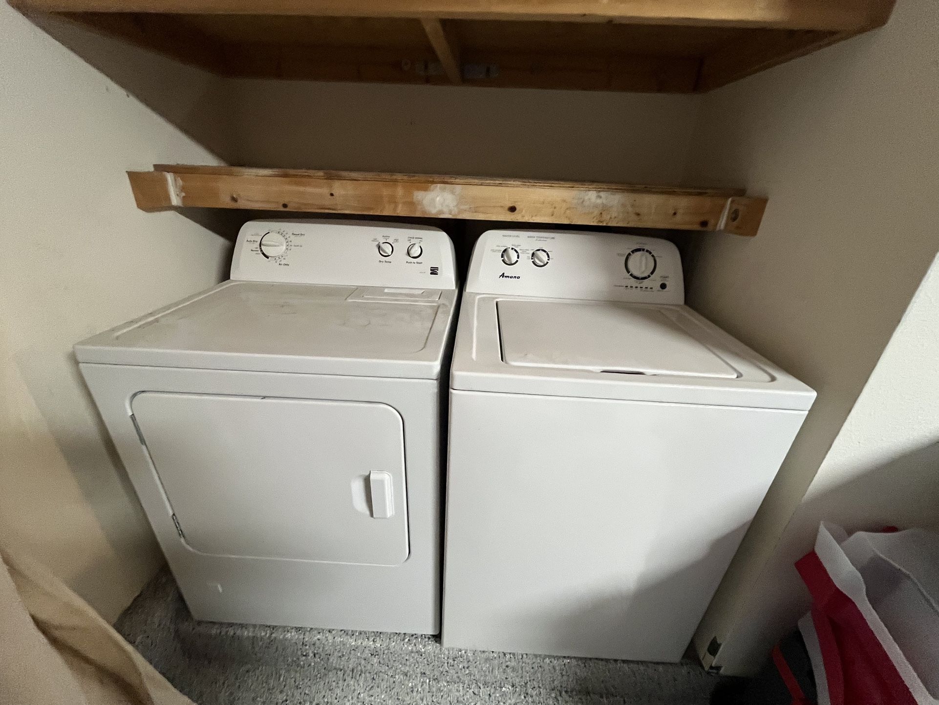 Washer & Dryer (Amana & Kenmore)