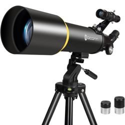 90mm Aperture 600mm Refractor Telescope