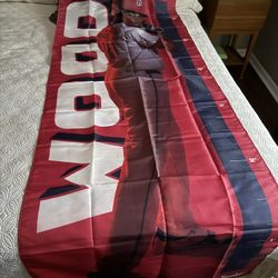 Washington National Banner - Wood