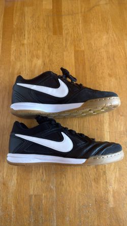 New Nike gato IC indoor court soccer shoes black white gum Men’s 7.5, Women’s 9