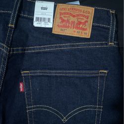 32x32 Levi’s Men’s 512 Slim Taper Jeans