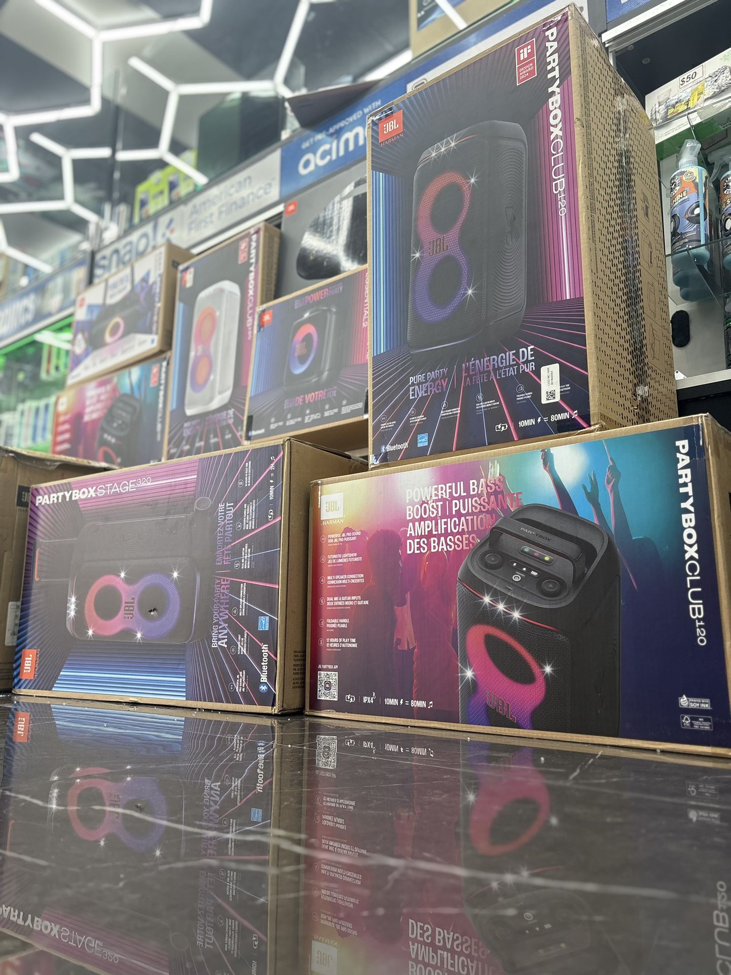 JBL PartyBox Ultimate, 710, 520, 320, 120, BoomBox WiFi