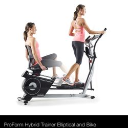 ProForm Hybrid Trainer Elliptical and Recumbent Bike Machine