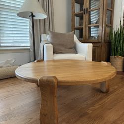 Solid White Oak Coffee Table 