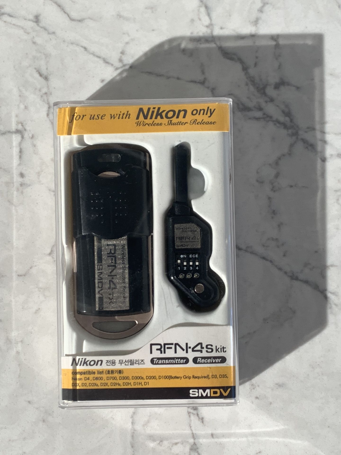 RFN-4s Wireless Remote Shutter Release for Nikon DSLR with MC30 Type Connection