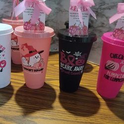 Breast Cancer Cups Halloween Read Description 