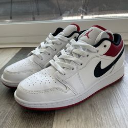 Air Jordan 1 Low ‘White University Red’ W7/Y5.5
