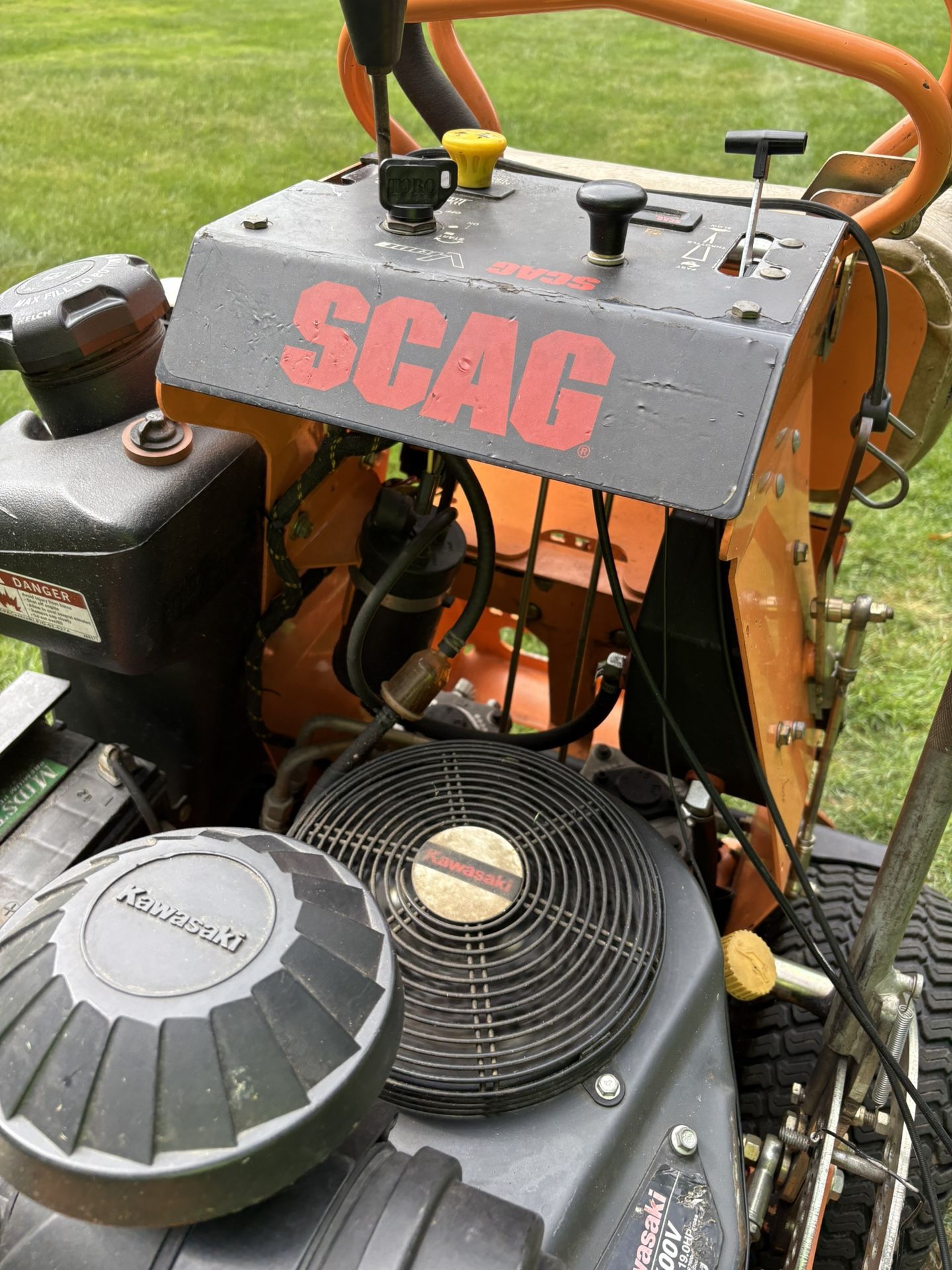 mower scag vride 