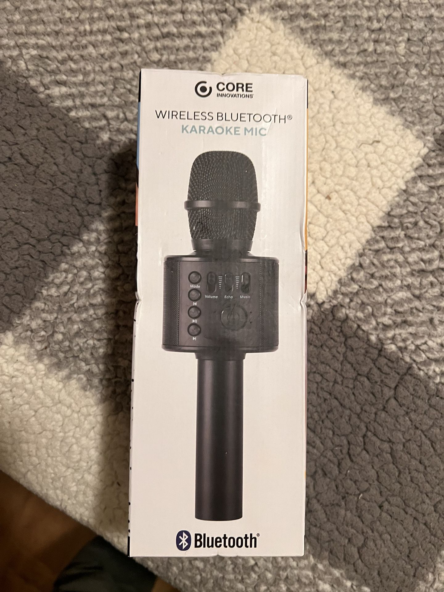 Core Innovations Wireless Bluetooth Karaoke Microphone with LED Lights,  Built-in Speakers + HD Recording for Sale in Union City, CA - OfferUp