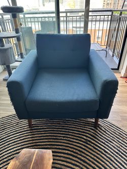 Burrow Nomad Navy Armchair