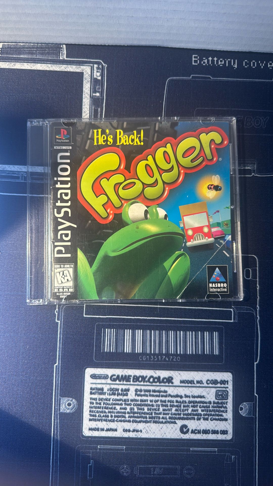Frogger Ps1 Disc With Manual Only 