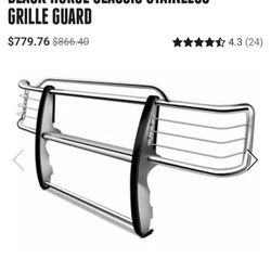 BLACK HORSE CLASSIC STAINLESS GRILLE GUARD
