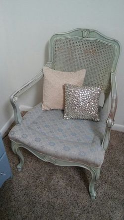 French arm chair antique shabby chic