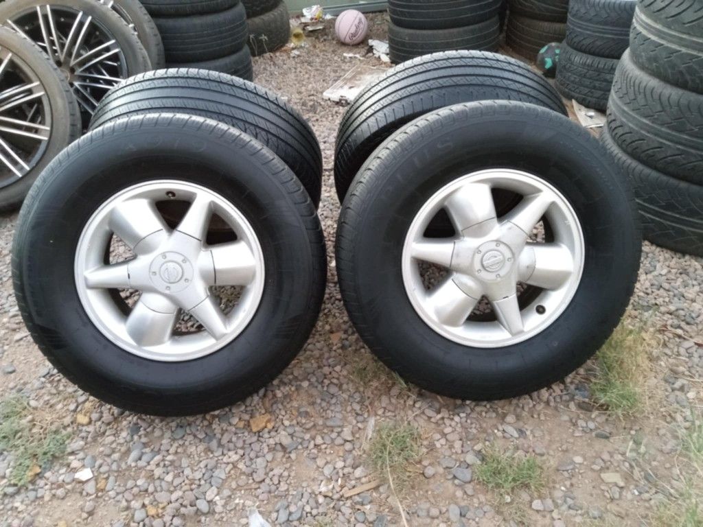 RIMS 16X7....255/70R16...6 LUGS FIT TOYOTA TACOMA NISSAN XTERRA NISSAN IZUSO RODEO HONDA PASPORT NISSAN FRONTIER NISSAN PATHFINDER