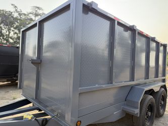 New 8x4x12 Hydraulic Utility Dump Trailer 💎