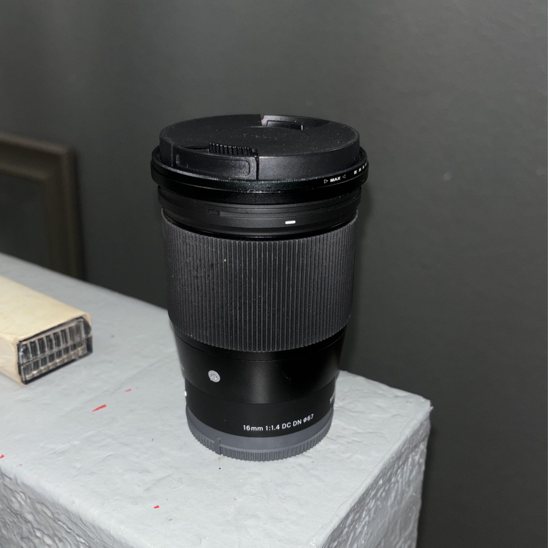 Sigma 16mm F1.4 Sony E-Mount W/ ND Filter