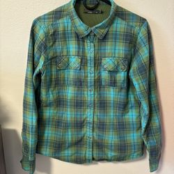 Womens Plaid Prana Shirt