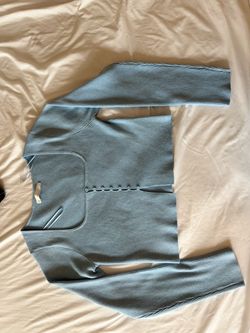 Cropped ribbed cardigans