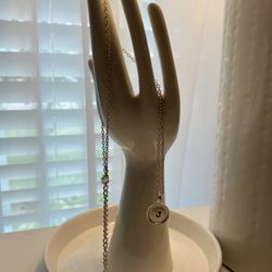Necklace With silver J Charm