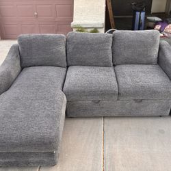 Grey Blue Couches 