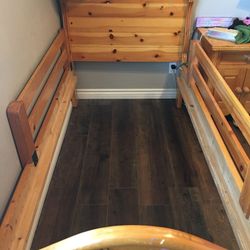 Twin Bed And Armoire 